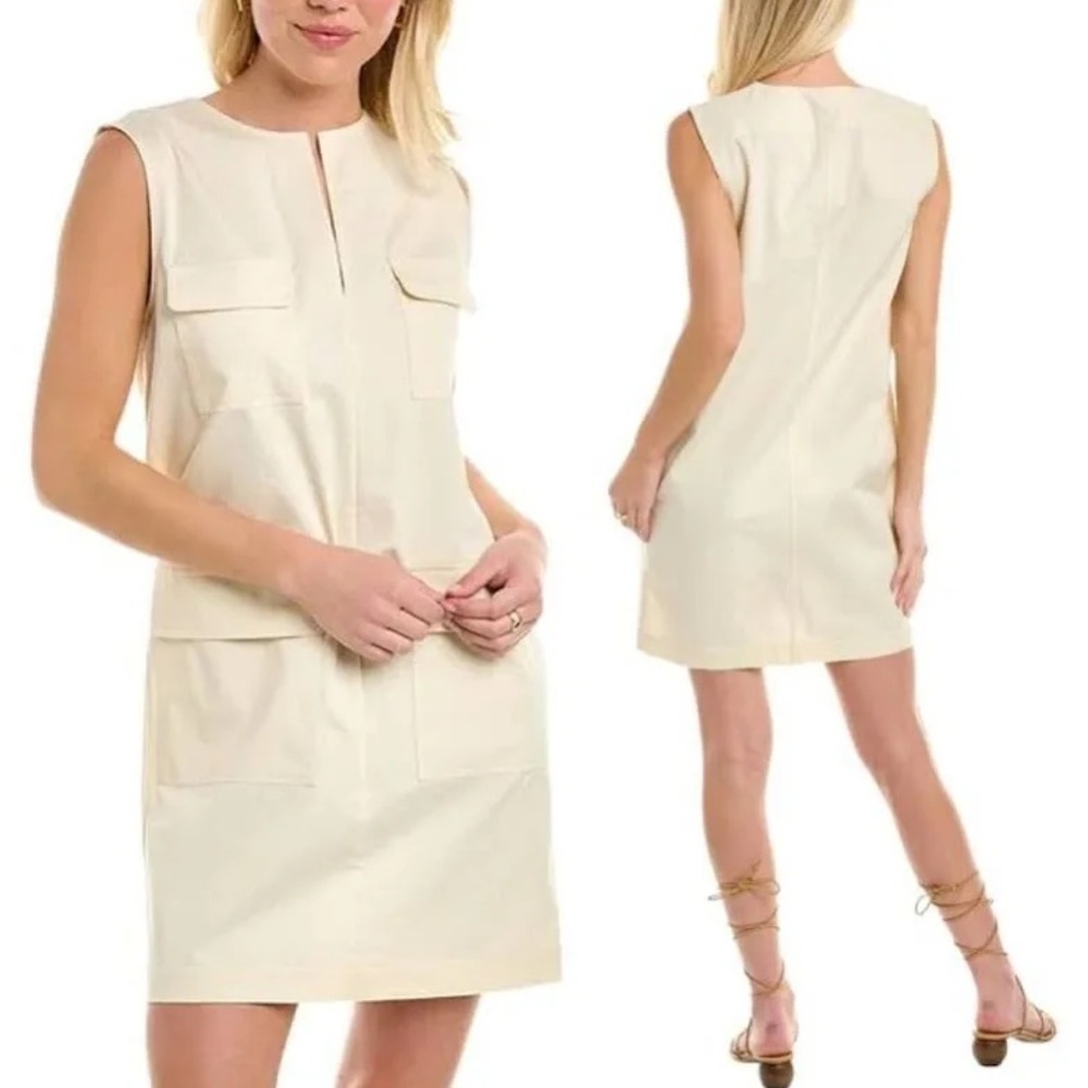 New! Theory Utilitarian Dress in Stretch Chino🌻 sz 0 NWT